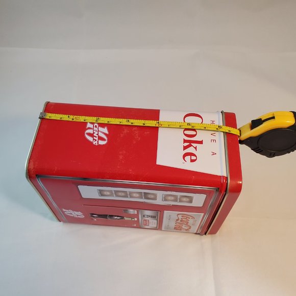Coca- Cola 1997 Vintage Tin Vending Machine Storage - Picture 2 of 5